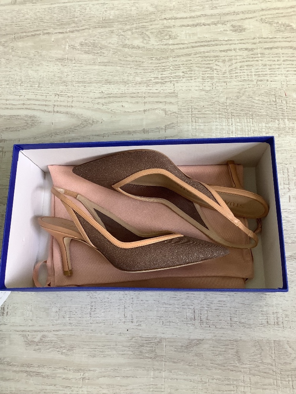 NWT Stuart Weiztman Eva 75 Slingback